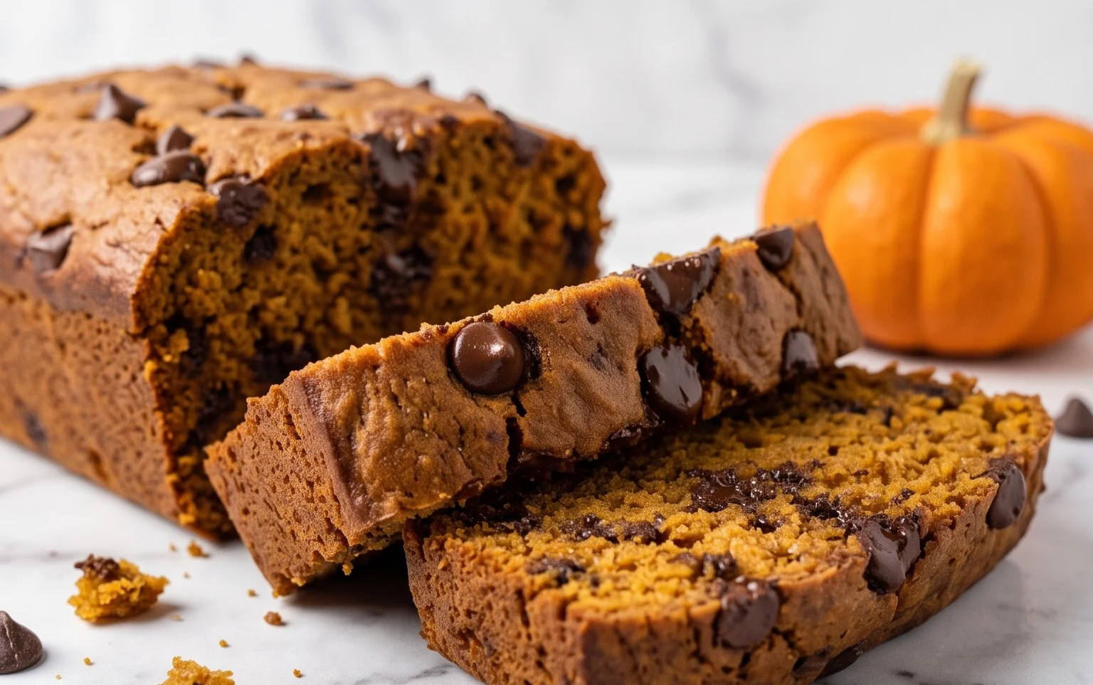 Pumpkin Chocolate Chip Bread