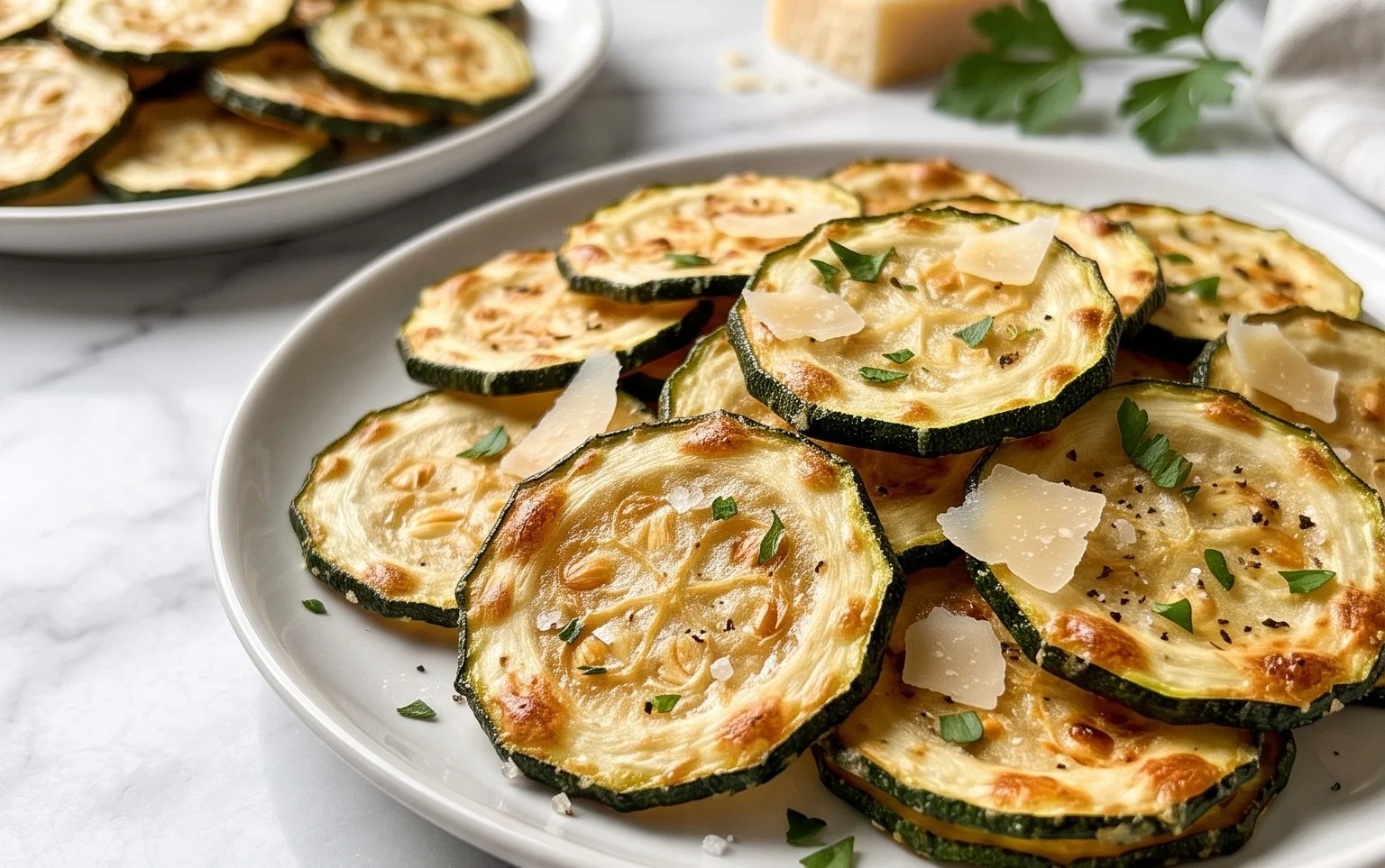 Crispy Baked Zucchini Chips