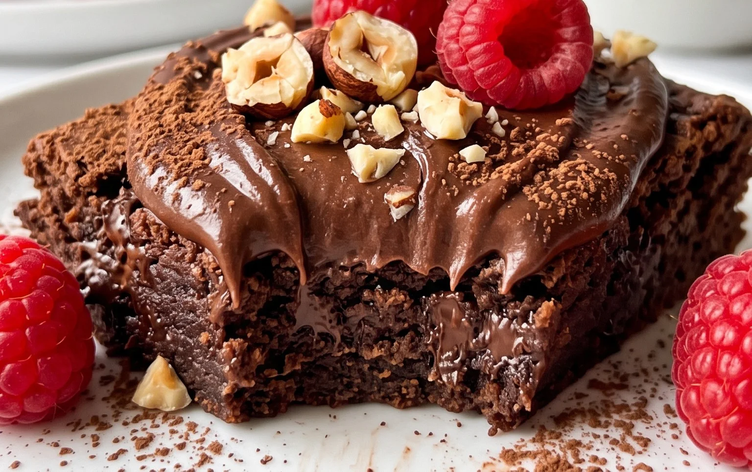 Flourless Chickpea Brownies (Vegan & Gluten Free)