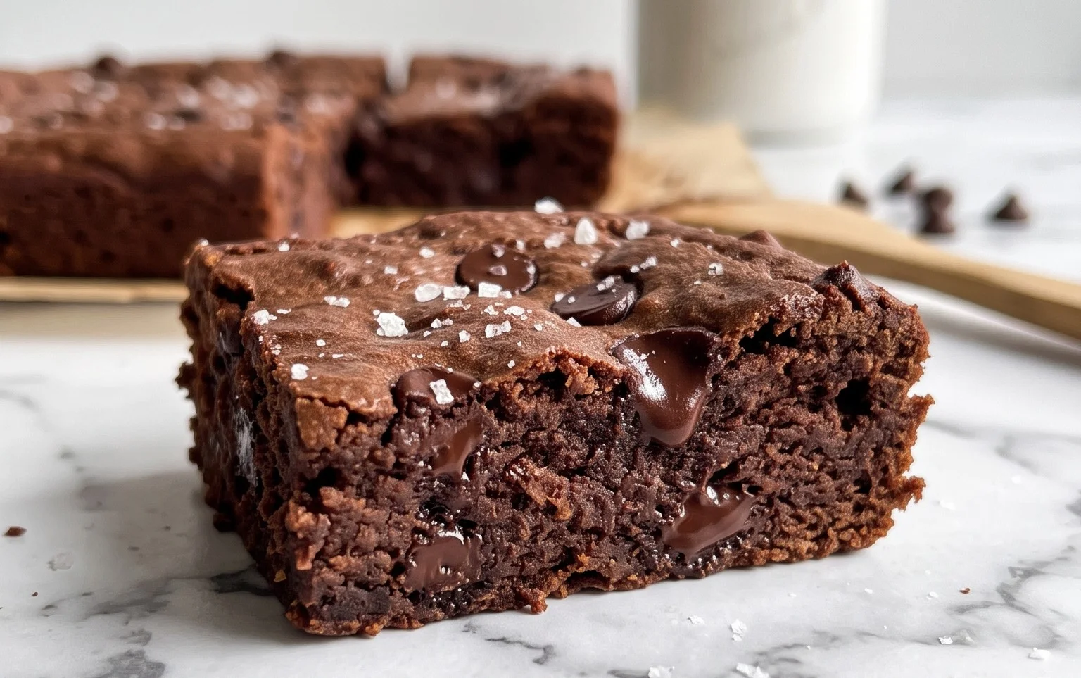 Flourless Chickpea Brownies (Vegan & Gluten Free)