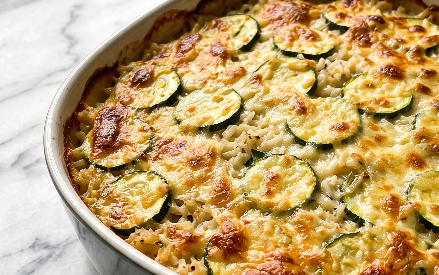 Julia Child's Zucchini and Rice Gratin (Tian de Courgettes au Riz)