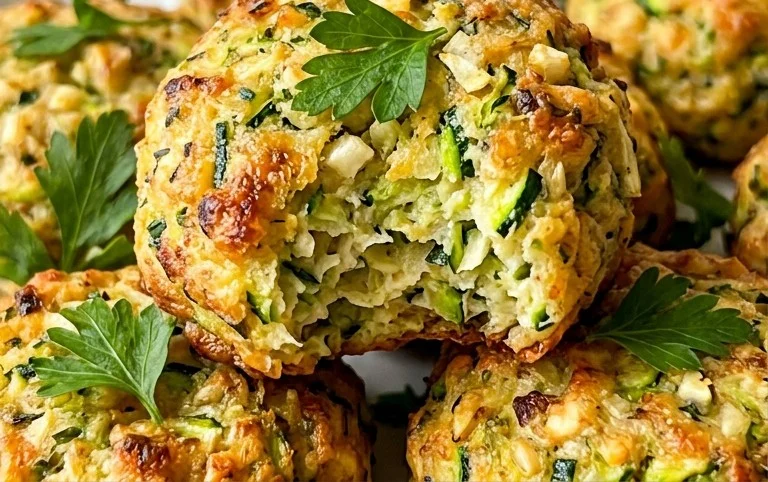 Zucchini Garlic Bites